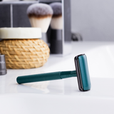 * Rasierset COLORglide *- Rasierhobel + Ständer + 5 Klingen + Seifenschale + Sisalsäckchen